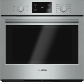 Bosch HBL5351UC 500 Series, 30", Single Wall Oven, Ss, Thermal, Knob Control Wall Ovens 27 inch wall oven built-in