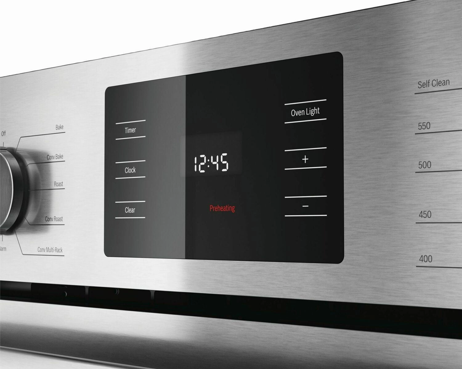 Bosch HBL5451UC 500 Series, 30", Single Wall Oven, Ss, Eu Convection, Knob Control