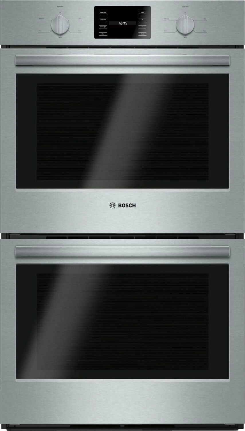 Bosch HBL5551UC 500 Series, 30", Double Wall Oven, Ss, Thermal/Thermal, Knob Control Wall Ovens oven with smart temperature control