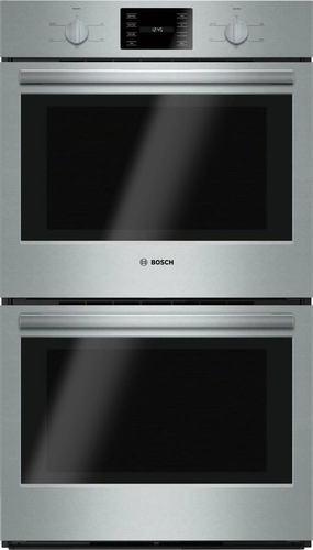 Bosch HBL5551UC 500 Series, 30", Double Wall Oven, Ss, Thermal/Thermal, Knob Control Wall Ovens oven with smart temperature control