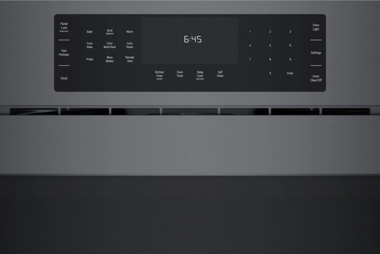 Bosch HBL8444LUC 800 Series Single Wall Oven 30'' Left Sideopening Door, Black Stainless Steel Hbl8444Luc