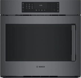 Bosch HBL8444LUC 800 Series Single Wall Oven 30'' Left Sideopening Door, Black Stainless Steel Hbl8444Luc Wall Ovens oven with smart temperature control