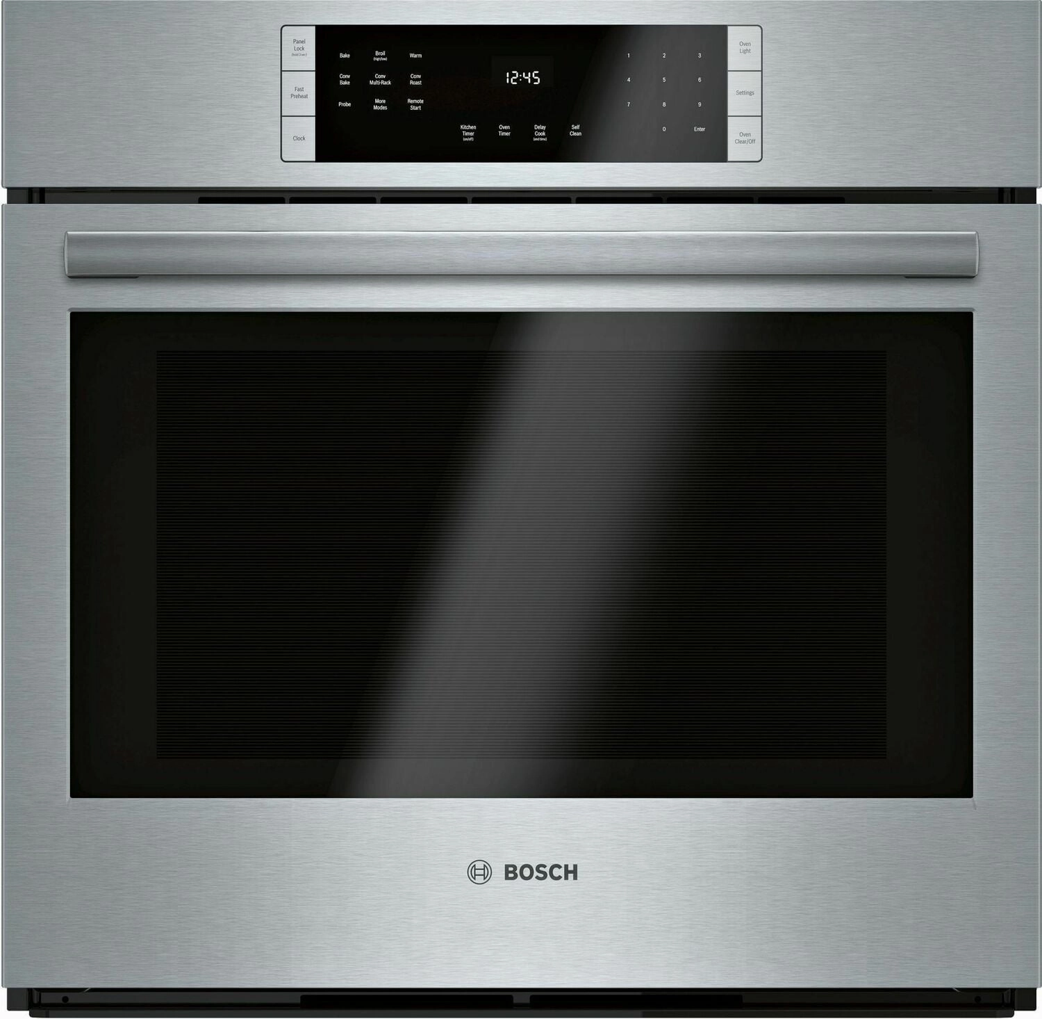 Bosch HBL8453UC 800 Series Single Wall Oven 30'' Stainless Steel Hbl8453Uc Wall Ovens 27 inch wall oven built-in