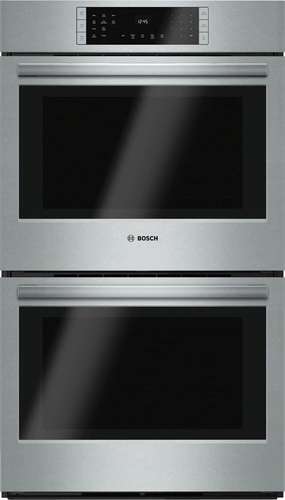Bosch HBL8651UC 800 Series, 30", Double Wall Oven, Ss, Eu Conv./Thermal, Touch Control Wall Ovens oven with smart temperature control