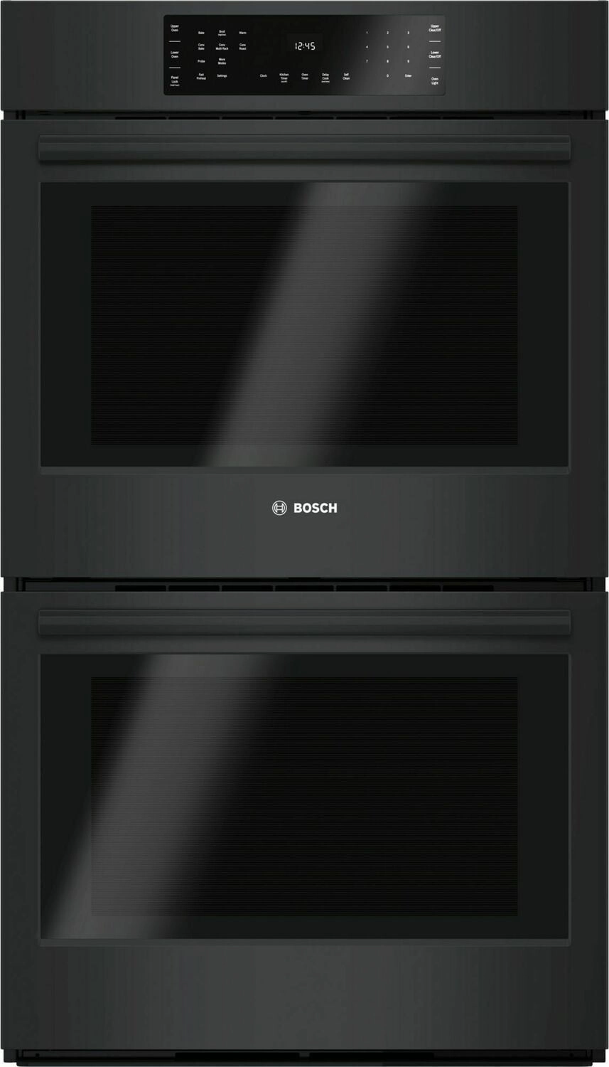 Bosch HBL8661UC 800 Series, 30", Double Wall Oven, Bl, Eu Conv./Thermal, Touch Control Wall Ovens 27 inch wall oven built-in