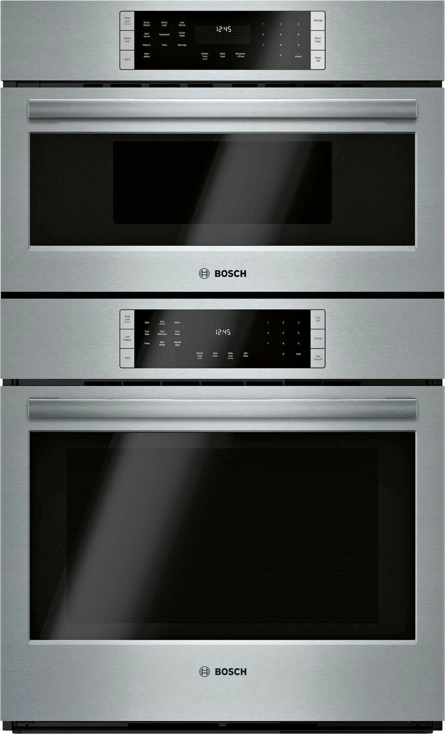Bosch HBL8753UC 800 Series Combination Oven 30'' Stainless Steel Hbl8753Uc Wall Ovens 27 inch wall oven built-in