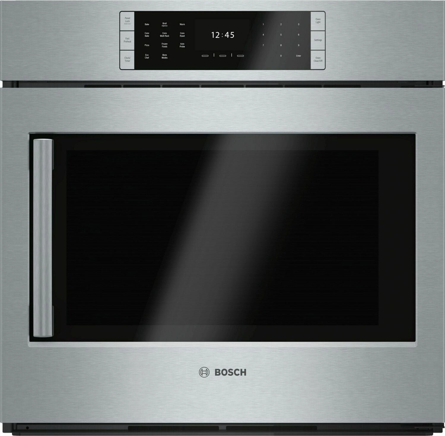 Bosch HBLP451RUC Benchmark Series, 30", Single Wall Oven, Ss, Eu Conv., Tft Touch Control, Right Swing Wall Ovens 27 inch wall oven built-in