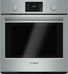 Bosch HBN5451UC 500 Series, 27", Single Wall Oven, Ss, Eu Convection, Knob Control Wall Ovens 27 inch wall oven built-in