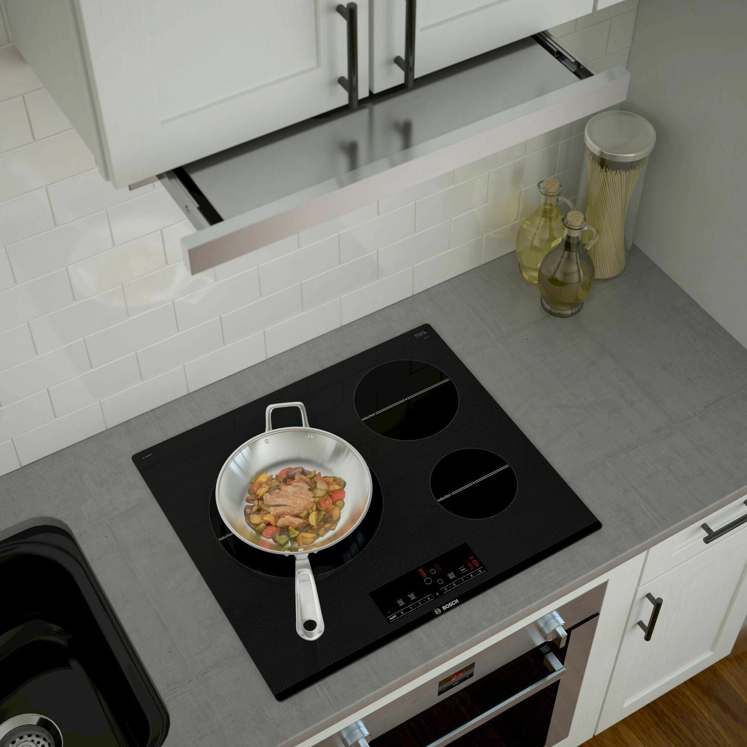 Bosch HUI54452UC 500 Series Pull-Out Hood Stainless Steel Hui54452Uc
