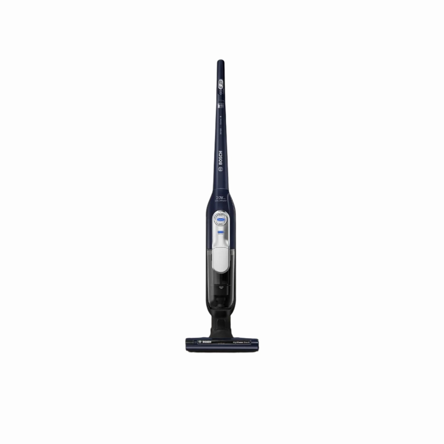 Bosch Rechargeable Upright Vacuum Cleaner, 3Function, Dark Navy