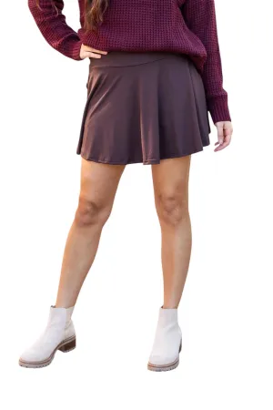 Britt Skort With Pocket In Brown