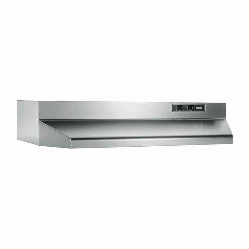 Broan 402404 24", Stainless Steel, Under-Cabinet Hood, 160 Cfm Ventilation Range Hoods high suction kitchen exhaust hood