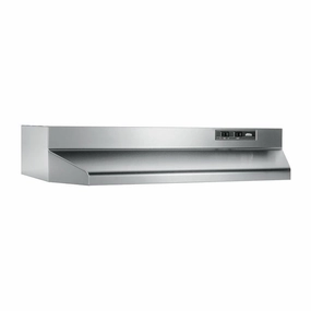 Broan 402404 24", Stainless Steel, Under-Cabinet Hood, 160 Cfm Ventilation Range Hoods high suction kitchen exhaust hood