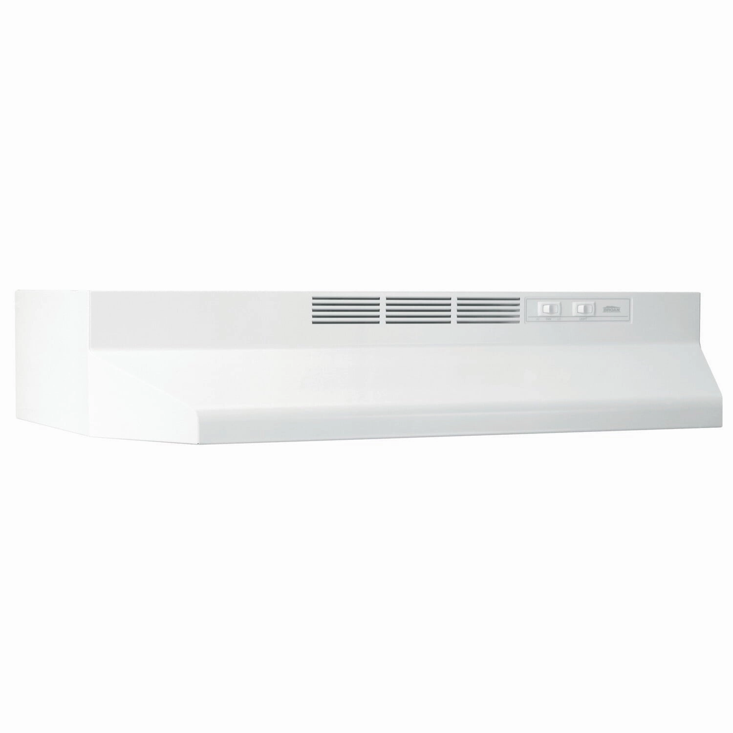 Broan 412101 Broan 21-Inch Ductless Under-Cabinet Range Hood, White Ventilation Range Hoods high suction kitchen exhaust hood