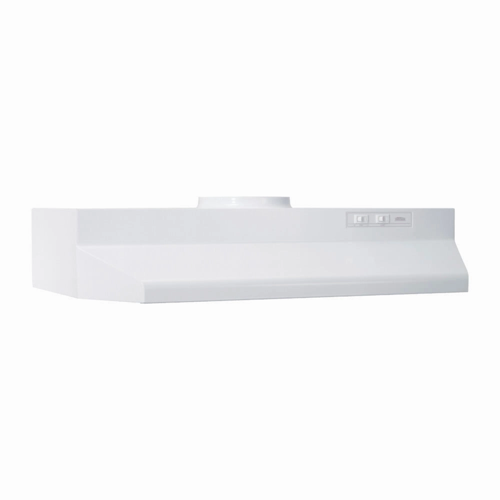 Broan 422401 Broan 24-Inch Under-Cabinet Range Hood, White Ventilation Range Hoods high suction kitchen exhaust hood