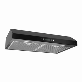 Broan BCDJ130BL Broan 30-Inch Convertible Under-Cabinet Range Hood W/ Heat Sentry, 400 Cfm, Black Ventilation Range Hoods high suction kitchen exhaust hood