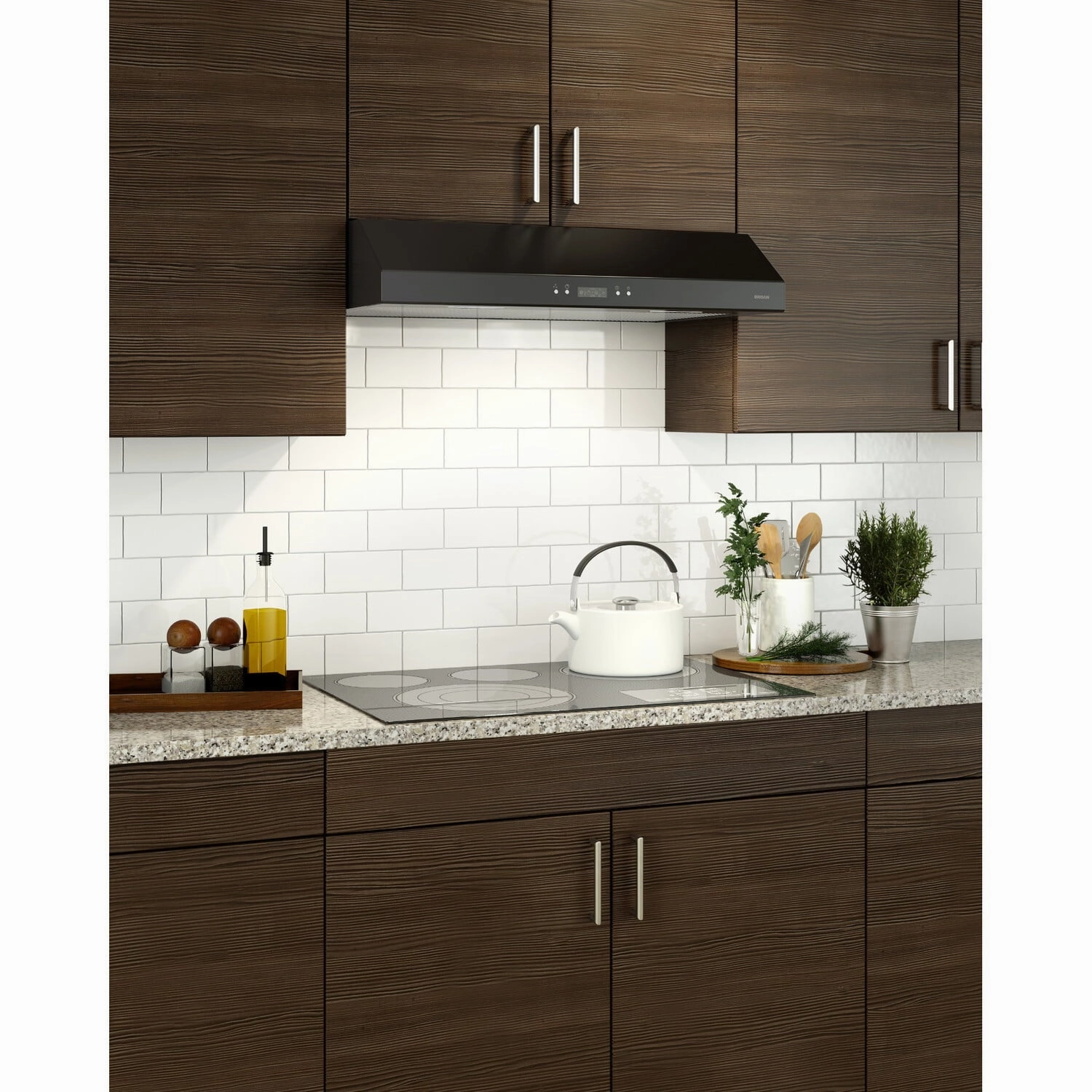 Broan BCDJ130BL Broan 30-Inch Convertible Under-Cabinet Range Hood W/ Heat Sentry, 400 Cfm, Black