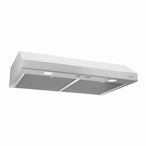 Broan BCSD136WW Glacier 36-Inch 300 Max Blower Cfm 5 Sones White Range Hood Ventilation Range Hoods high suction kitchen exhaust hood