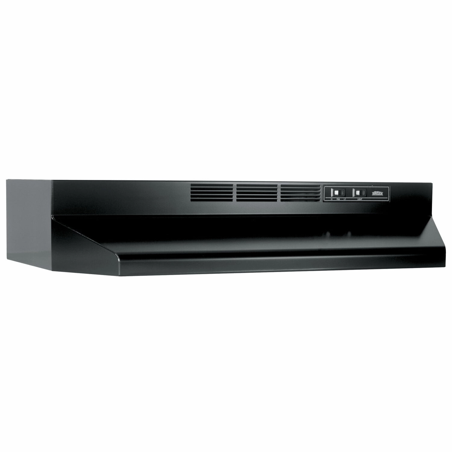 Broan BUEZ130BL Broan 30-Inch Ductless Under-Cabinet Range Hood W/ Easy Install System, Black Ventilation Range Hoods high suction kitchen exhaust hood