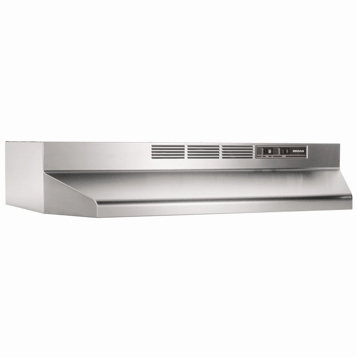 Broan BUEZ130SS Broan 30-Inch Ductless Under-Cabinet Range Hood W/ Easy Install System, Stainless Steel Ventilation Range Hoods high suction kitchen exhaust hood