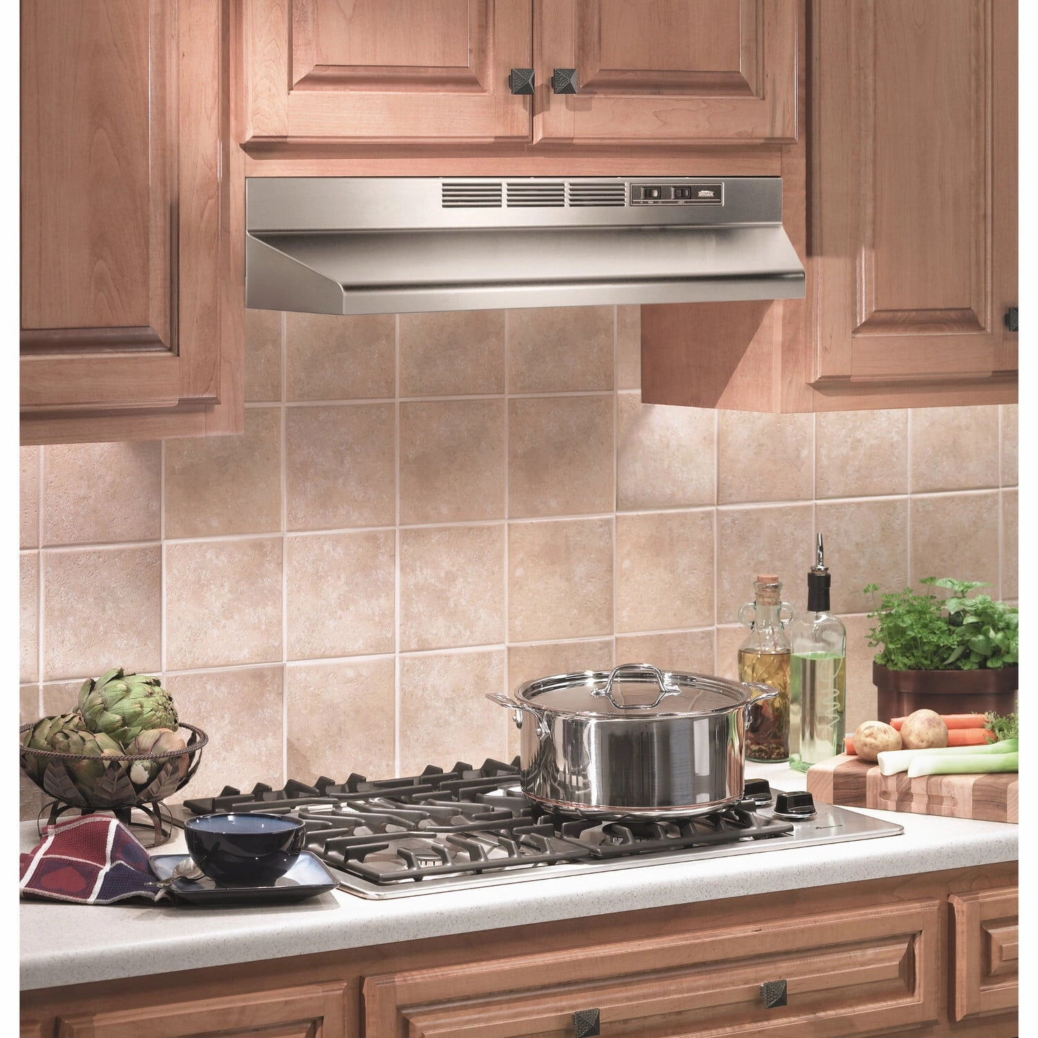 Broan BUEZ130SS Broan 30-Inch Ductless Under-Cabinet Range Hood W/ Easy Install System, Stainless Steel