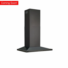 Broan BWS2304BLS Broan 30-Inch Convertible Wall-Mount Low Profile Pyramidal Chimney Range Hood, 450 Max Cfm, Black Stainless Steel Ventilation Range Hoods high suction kitchen exhaust hood