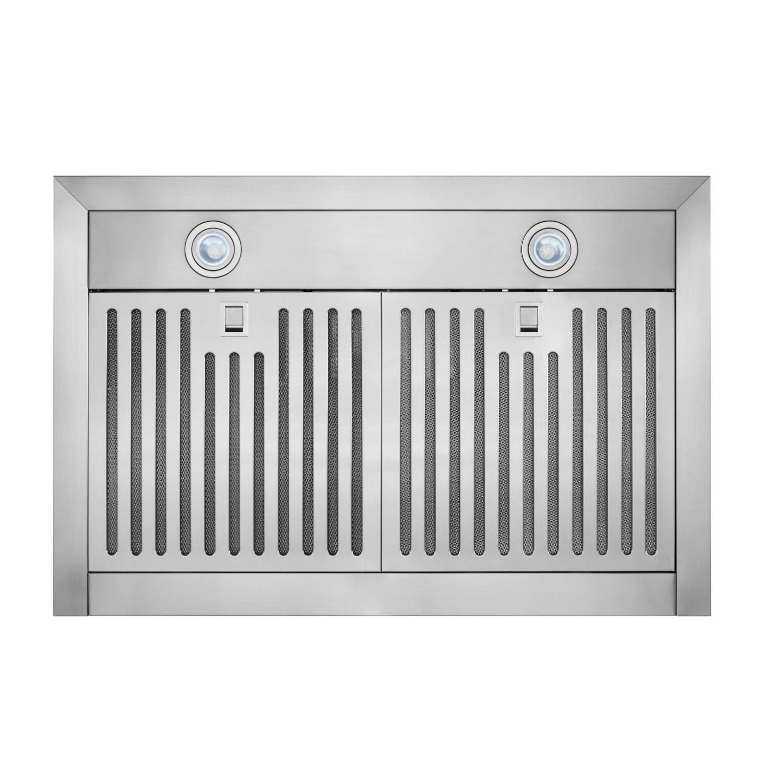 Broan BWT2304SS Broan 30-Inch Convertible Wall-Mount T-Style Chimney Range Hood, 450 Max Cfm, Stainless Steel