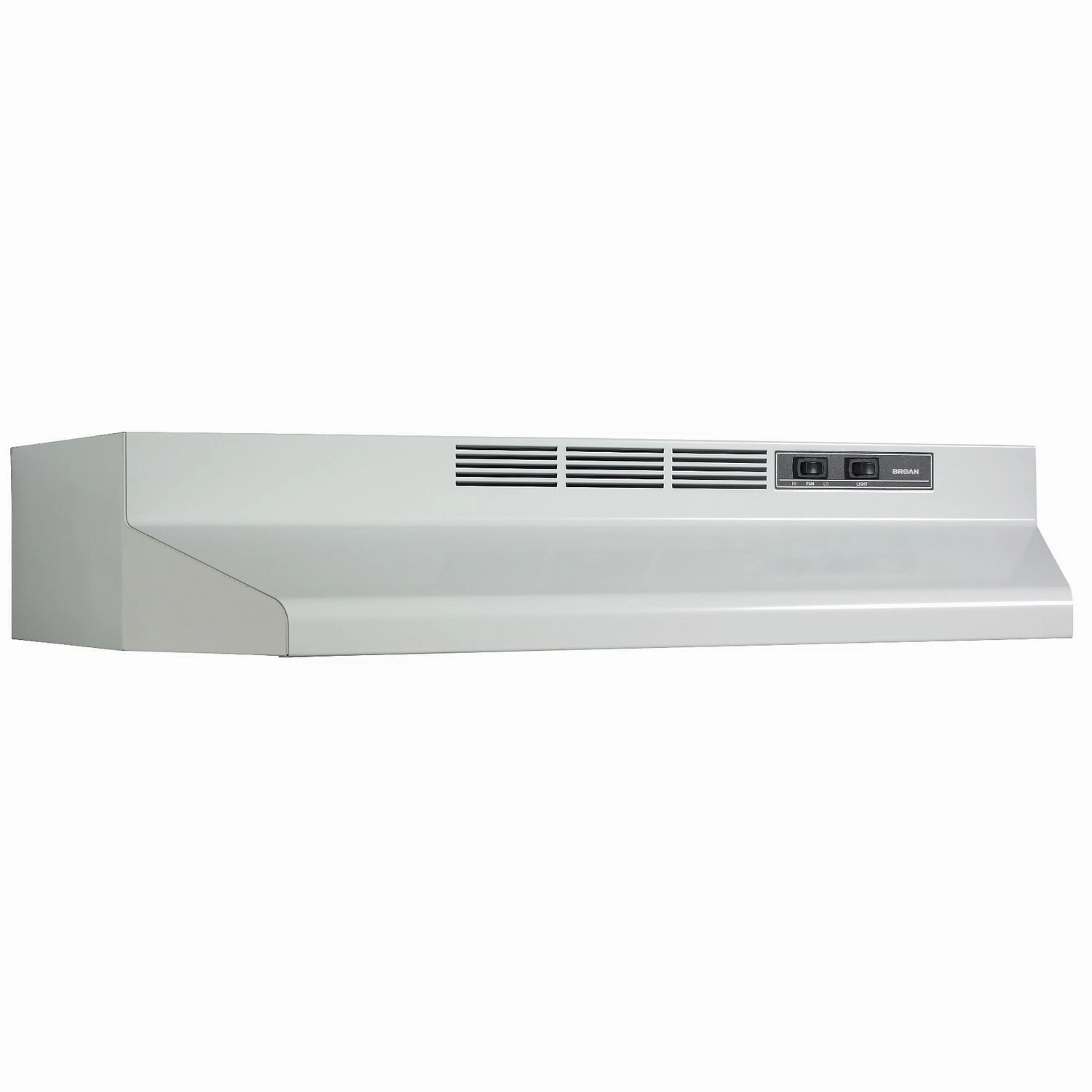 Broan F402401 Broan 24-Inch Convertible Under-Cabinet Range Hood, 160 Cfm, White Ventilation Range Hoods high suction kitchen exhaust hood