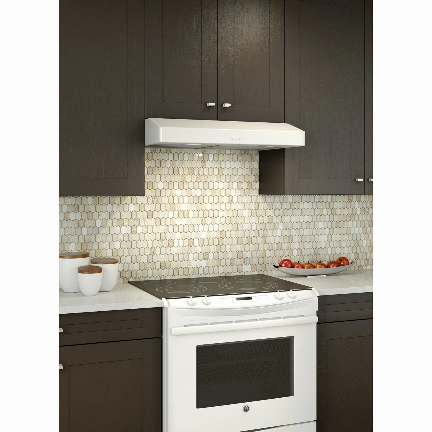 Broan TEN230WW Broan Elite 30-Inch Convertible Under-Cabinet Range Hood, White