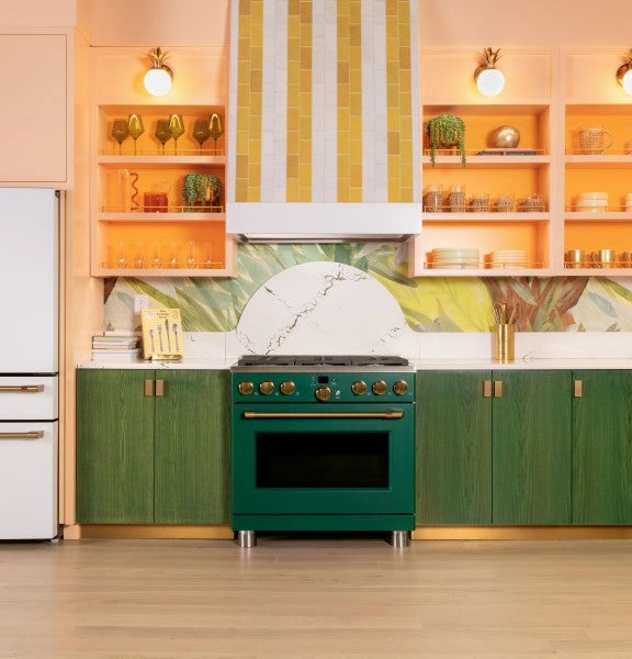 Caf? C2Y366P5TG2 Caf? 36" Smart Dual-Fuel Commercial-Style Range with 6 Burners (Natural Gas)