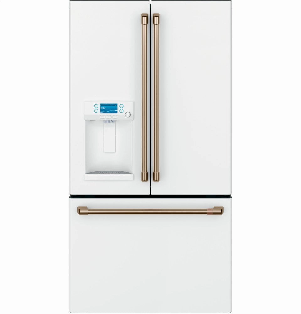 Cafe CFE28TP4MW2 Caf Energy Star? 27.8 Cu. Ft. Smart French-Door Refrigerator With Hot Water Dispenser Freestanding Refrigerators freestanding fridge freezer combo