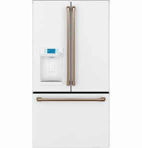 Cafe CFE28TP4MW2 Caf Energy Star? 27.8 Cu. Ft. Smart French-Door Refrigerator With Hot Water Dispenser Freestanding Refrigerators freestanding fridge freezer combo