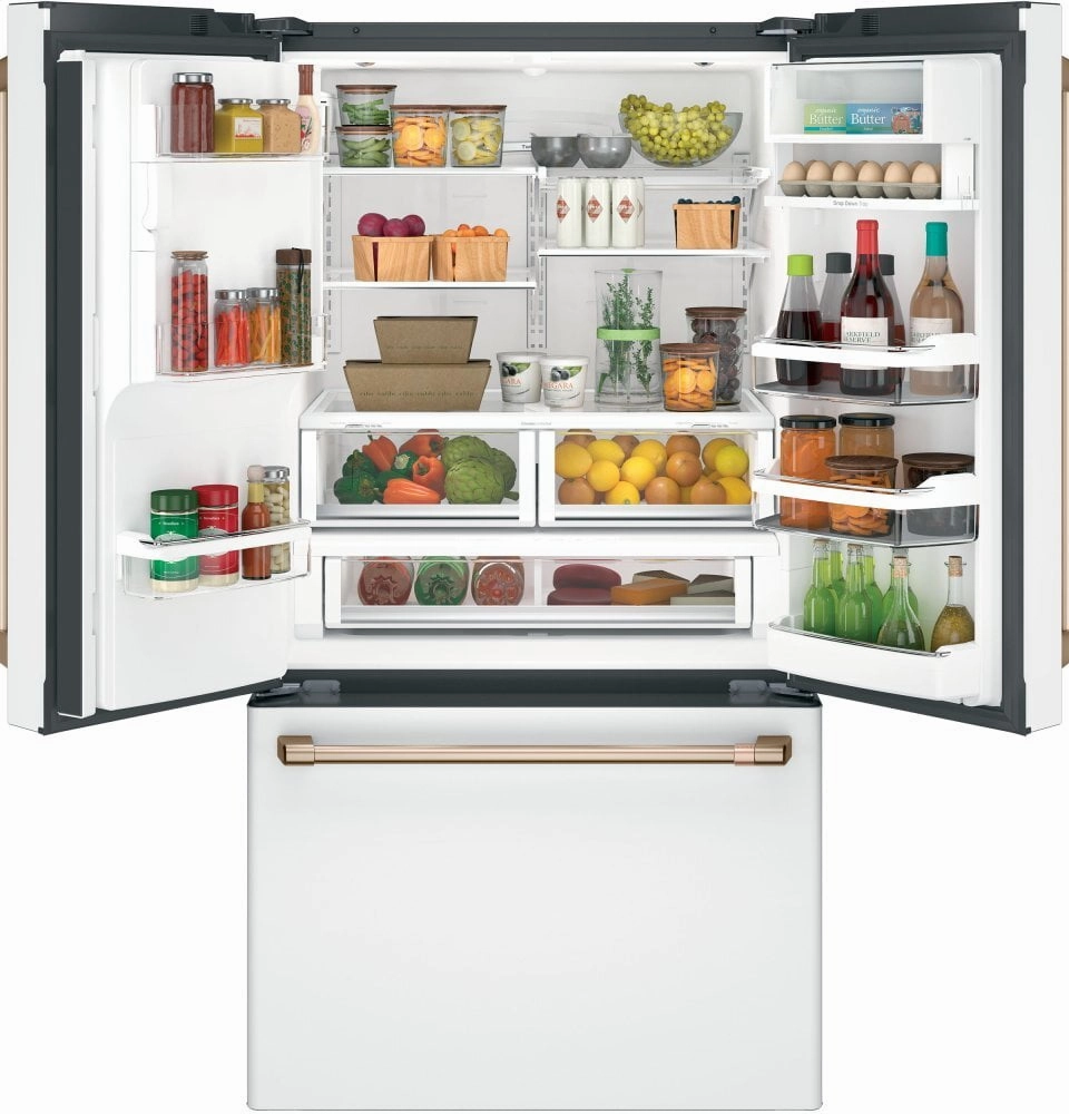 Cafe CFE28TP4MW2 Caf Energy Star? 27.8 Cu. Ft. Smart French-Door Refrigerator With Hot Water Dispenser