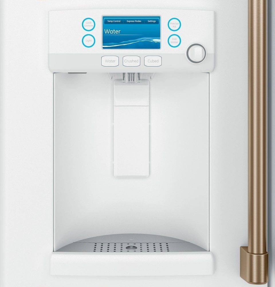 Cafe CFE28TP4MW2 Caf Energy Star? 27.8 Cu. Ft. Smart French-Door Refrigerator With Hot Water Dispenser