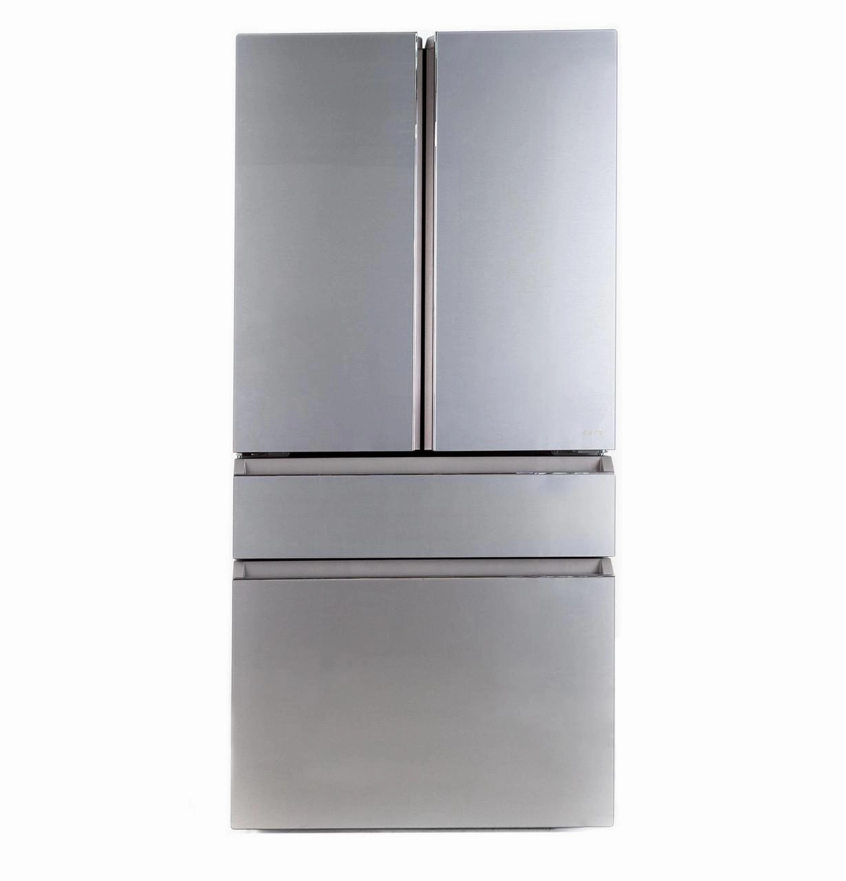 Cafe CGE29DM5TS5 Caf&#8482; Energy Star? 28.7 Cu. Ft. Smart 4-Door French-Door Refrigerator In Platinum Glass With Dual-Dispense Autofill Pitcher