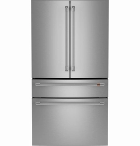 Cafe CGE29DP2TS1 Caf&#8482; Energy Star? 28.7 Cu. Ft. Smart 4-Door French-Door Refrigerator With Dual-Dispense Autofill Pitcher Freestanding Refrigerators freestanding fridge freezer combo