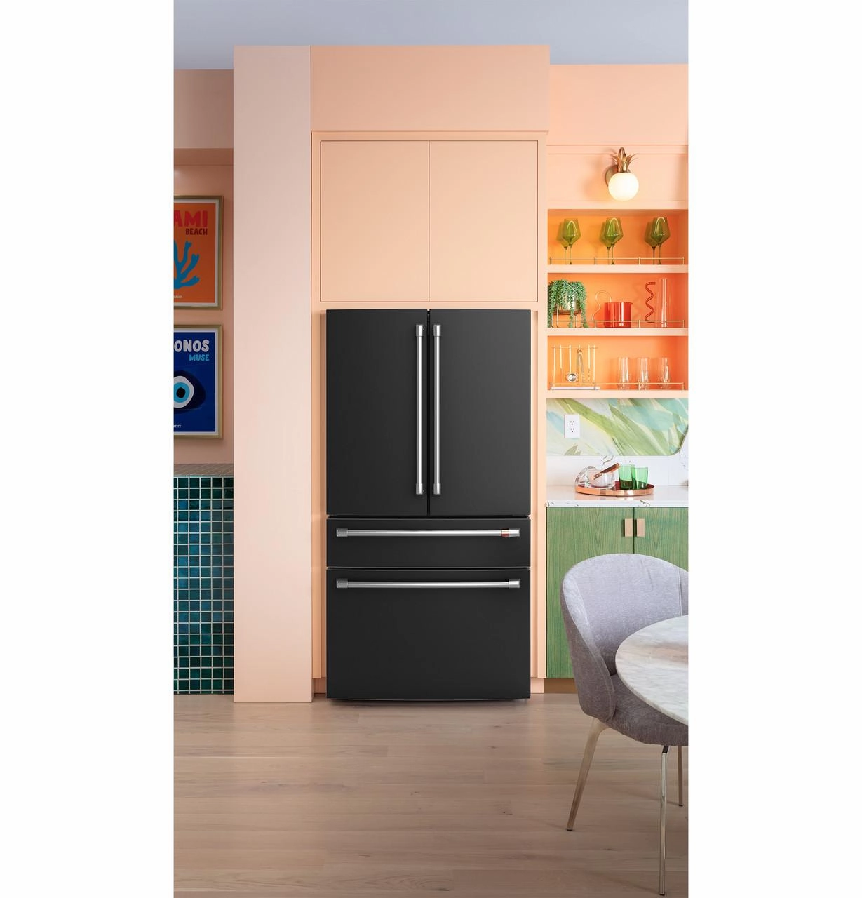 Cafe CGE29DP3TD1 Caf&#8482; Energy Star? 28.7 Cu. Ft. Smart 4-Door French-Door Refrigerator With Dual-Dispense Autofill Pitcher