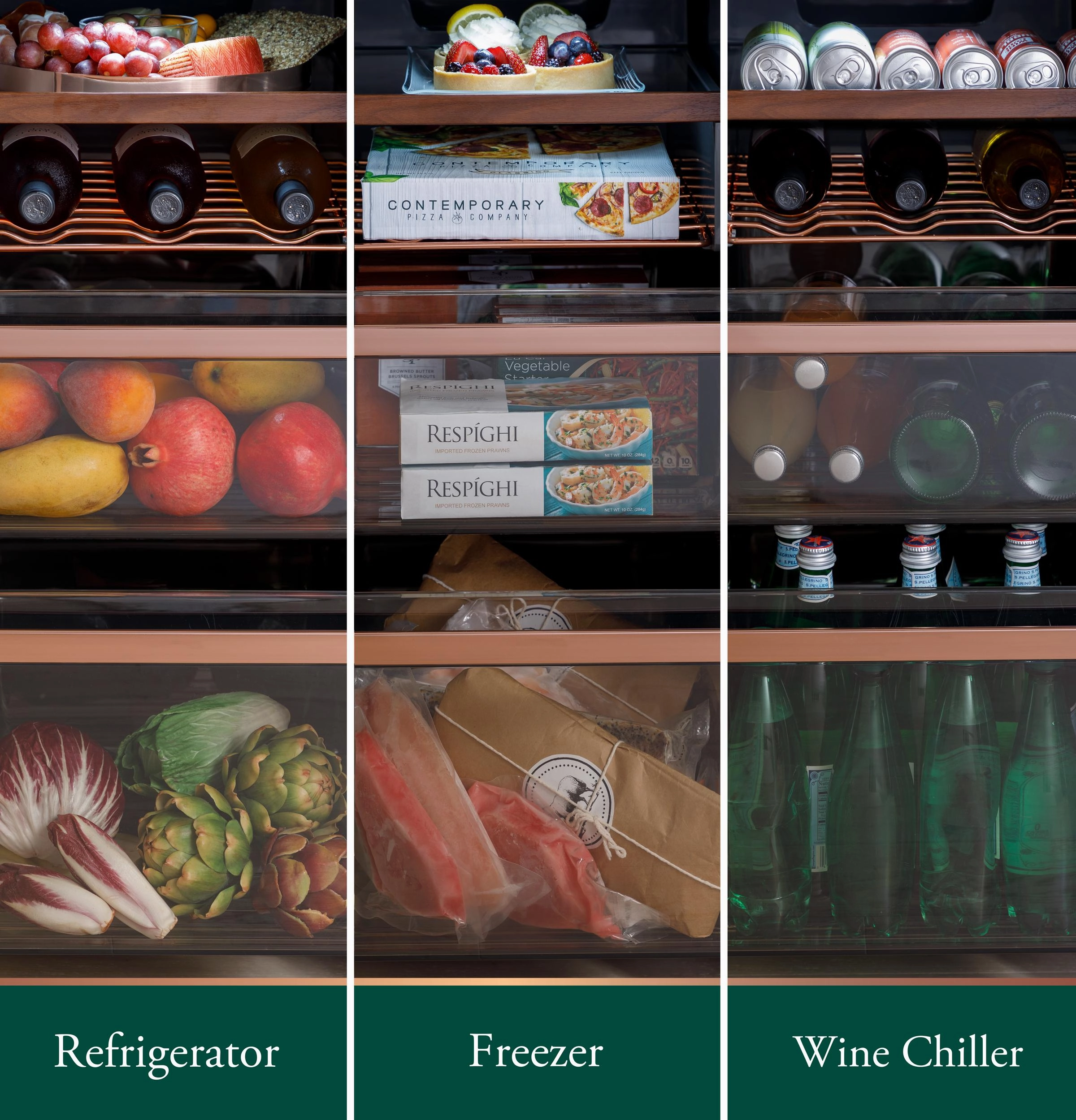 Cafe CHE23DM5WS5 Caf&#8482; Energy Star? 22.9 Cu. Ft. Smart Counter-Depth Quad-Door Refrigerator In Platinum Glass With Dual-Dispense Autofill Pitcher