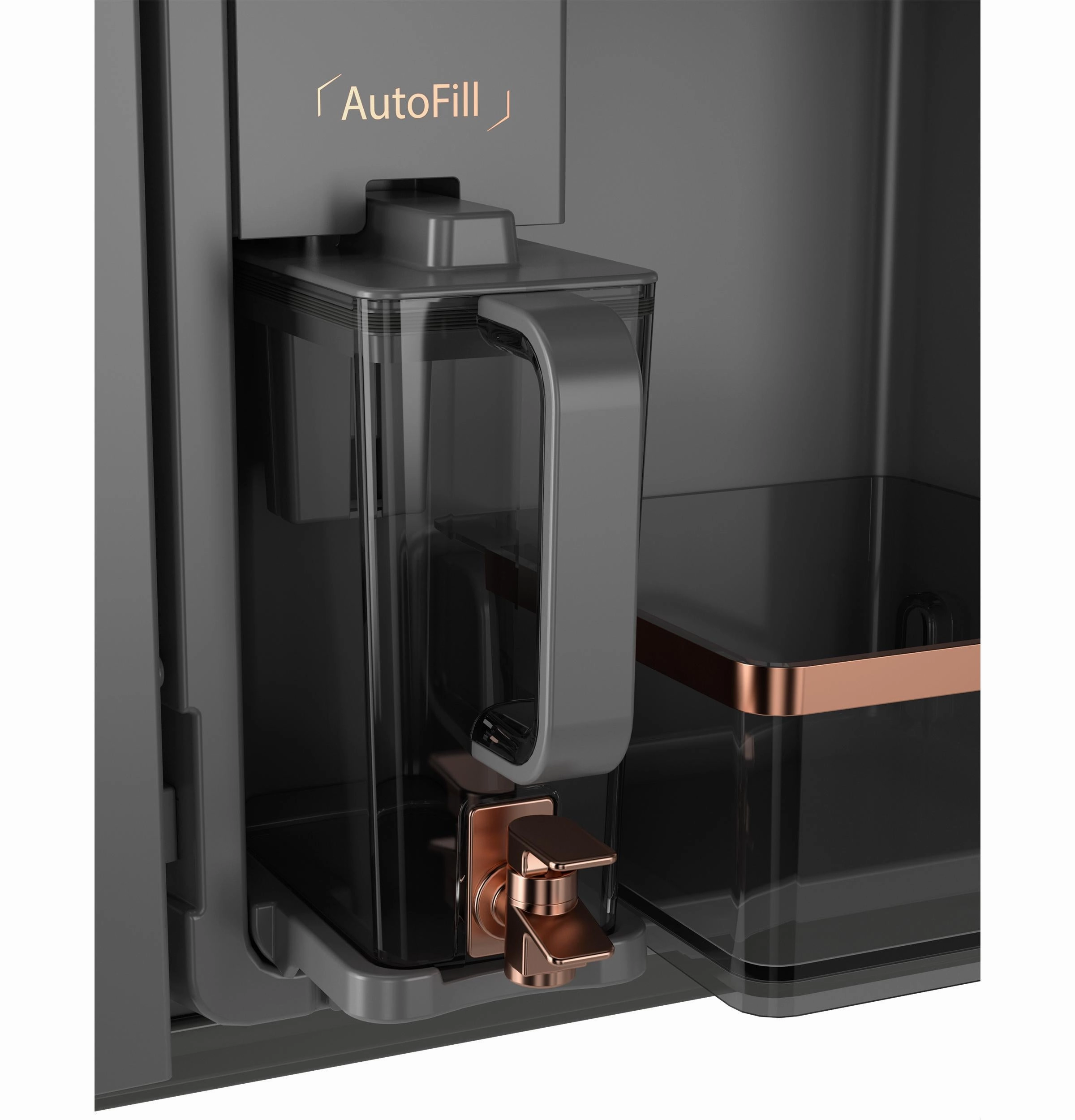 Cafe CJE23DP2WS1 Caf&#8482; Energy Star? 23.2 Cu. Ft. Smart Counter-Depth 4-Door French-Door Refrigerator With Dual-Dispense Autofill Pitcher