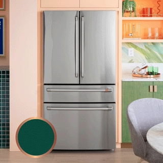 Cafe CJE23DP3WD1 Caf&#8482; Energy Star? 23.2 Cu. Ft. Smart Counter-Depth 4-Door French-Door Refrigerator With Dual-Dispense Autofill Pitcher
