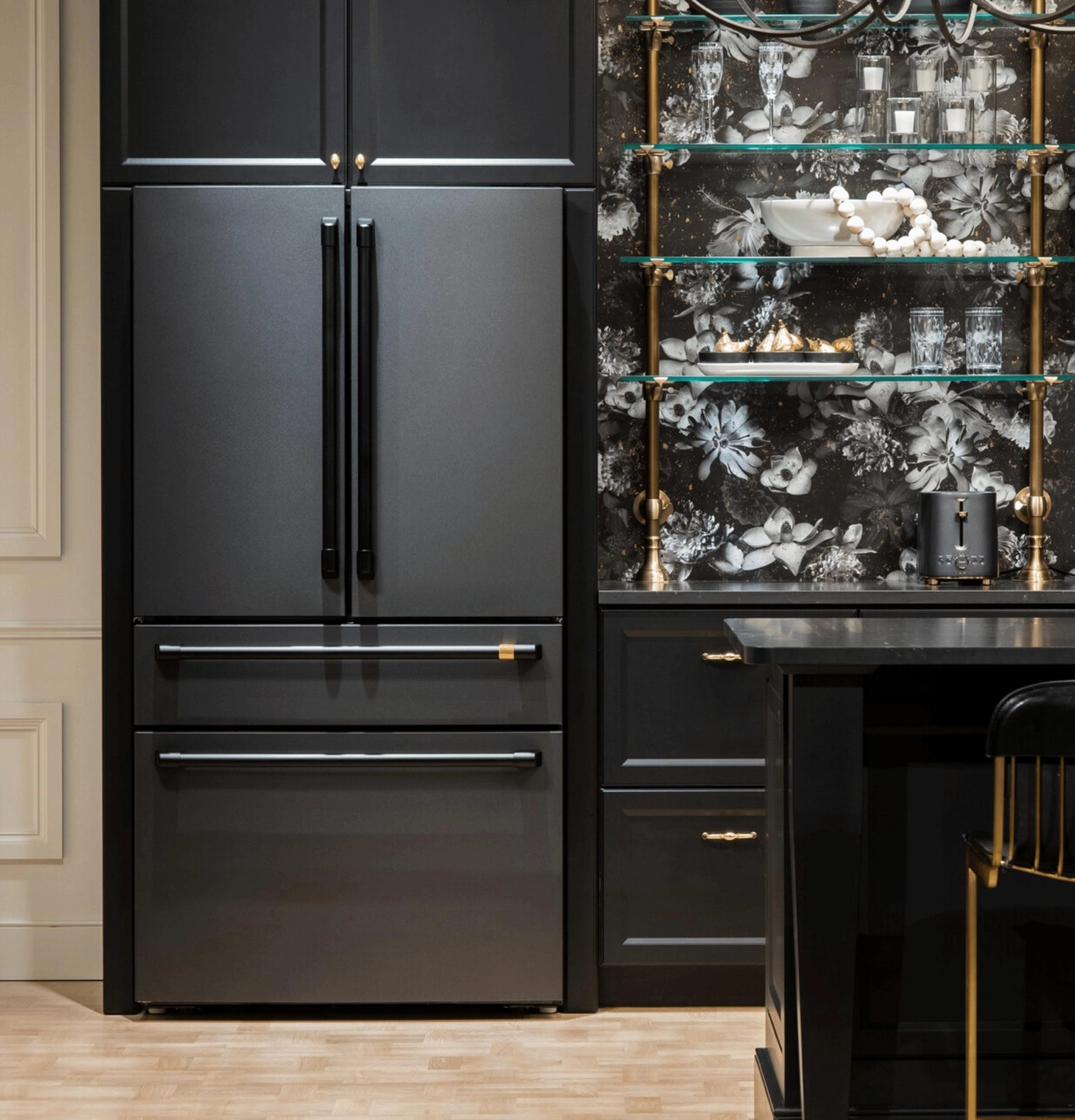 Cafe CJE23DP3WD1 Caf&#8482; Energy Star? 23.2 Cu. Ft. Smart Counter-Depth 4-Door French-Door Refrigerator With Dual-Dispense Autofill Pitcher