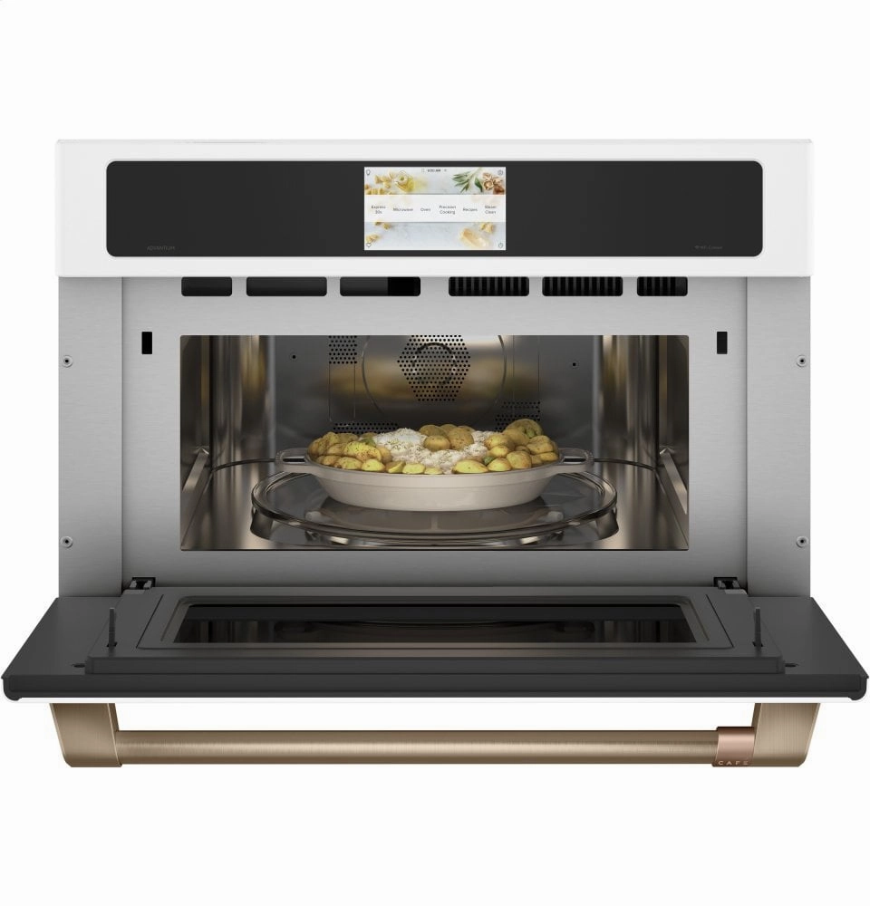 Cafe CSB913P4NW2 Caf 30" Smart Five In One Oven With 120V Advantium Technology