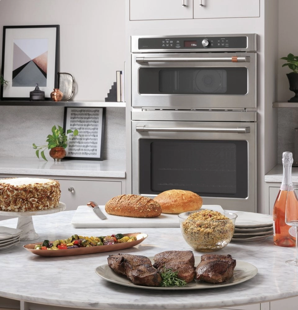 Cafe CTC912P2NS1 Caf 30 In. Combination Double Wall Oven With Convection And Advantium Technology