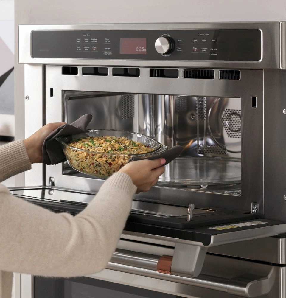 Cafe CTC912P2NS1 Caf 30 In. Combination Double Wall Oven With Convection And Advantium Technology