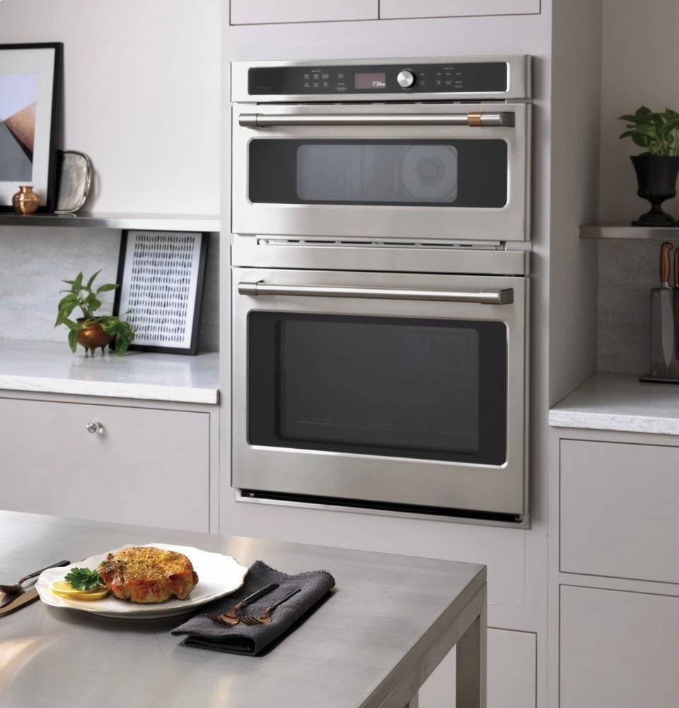 Cafe CTC912P2NS1 Caf 30 In. Combination Double Wall Oven With Convection And Advantium Technology