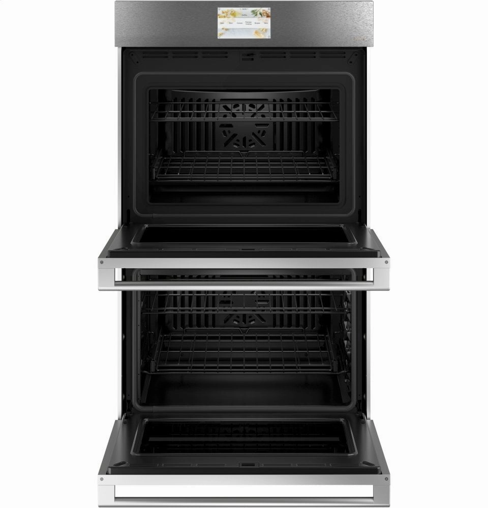 Cafe CTD70DM2NS5 Caf 30" Smart Double Wall Oven With Convection In Platinum Glass