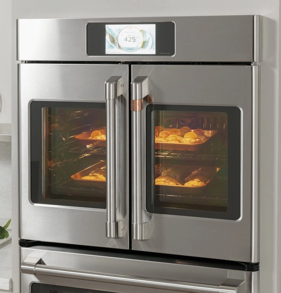 Cafe CTS90FP3ND1 Caf Professional Series 30" Smart Built-In Convection French-Door Single Wall Oven