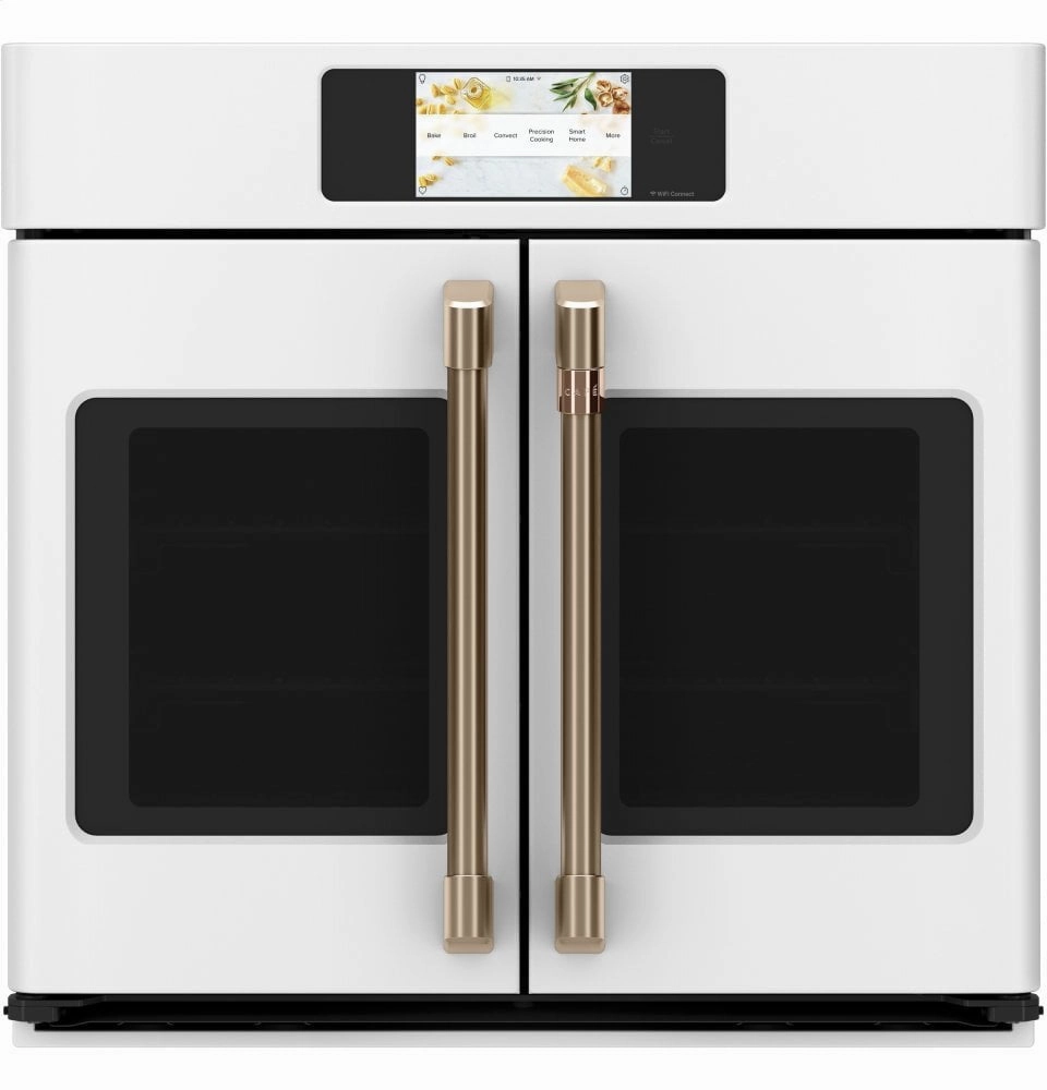 Cafe CTS90FP4NW2 Caf Professional Series 30" Smart Built-In Convection French-Door Single Wall Oven Wall Ovens 27 inch wall oven built-in
