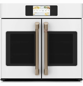 Cafe CTS90FP4NW2 Caf Professional Series 30" Smart Built-In Convection French-Door Single Wall Oven Wall Ovens 27 inch wall oven built-in