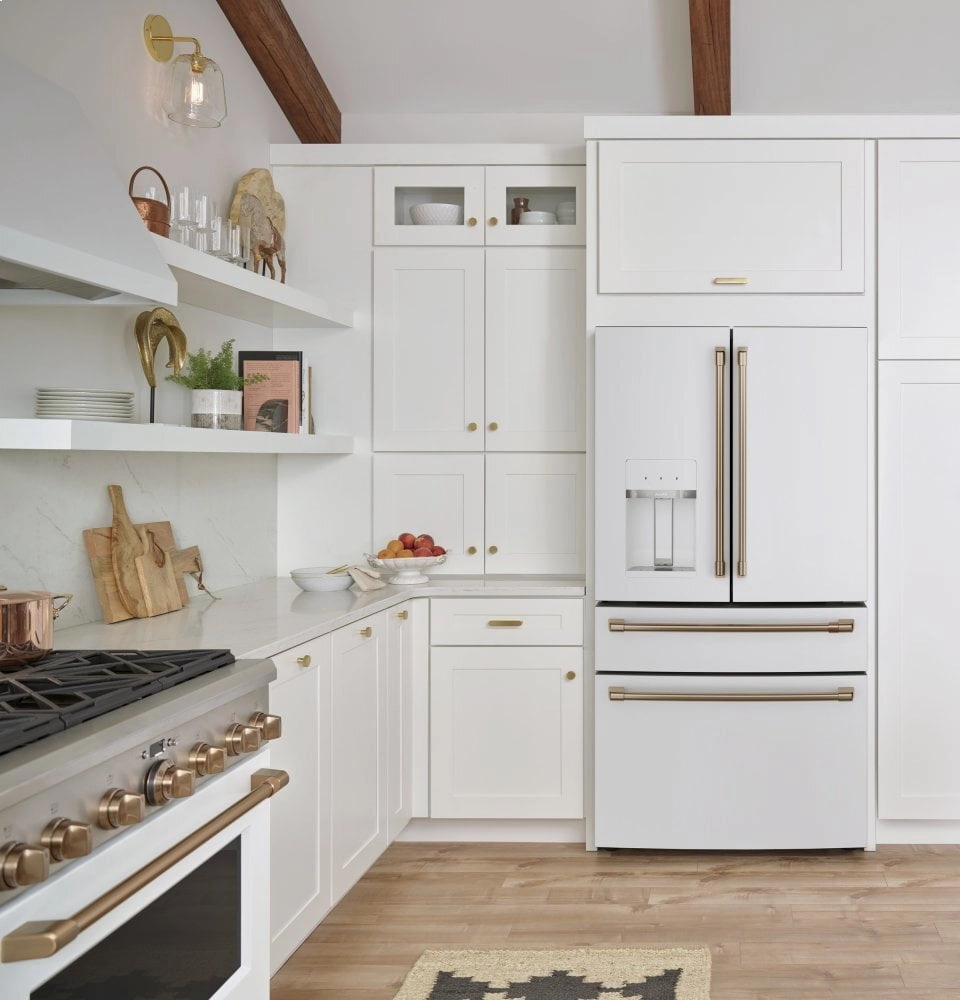 Cafe CVE28DP4NW2 Caf Energy Star? 27.8 Cu. Ft. Smart 4-Door French-Door Refrigerator